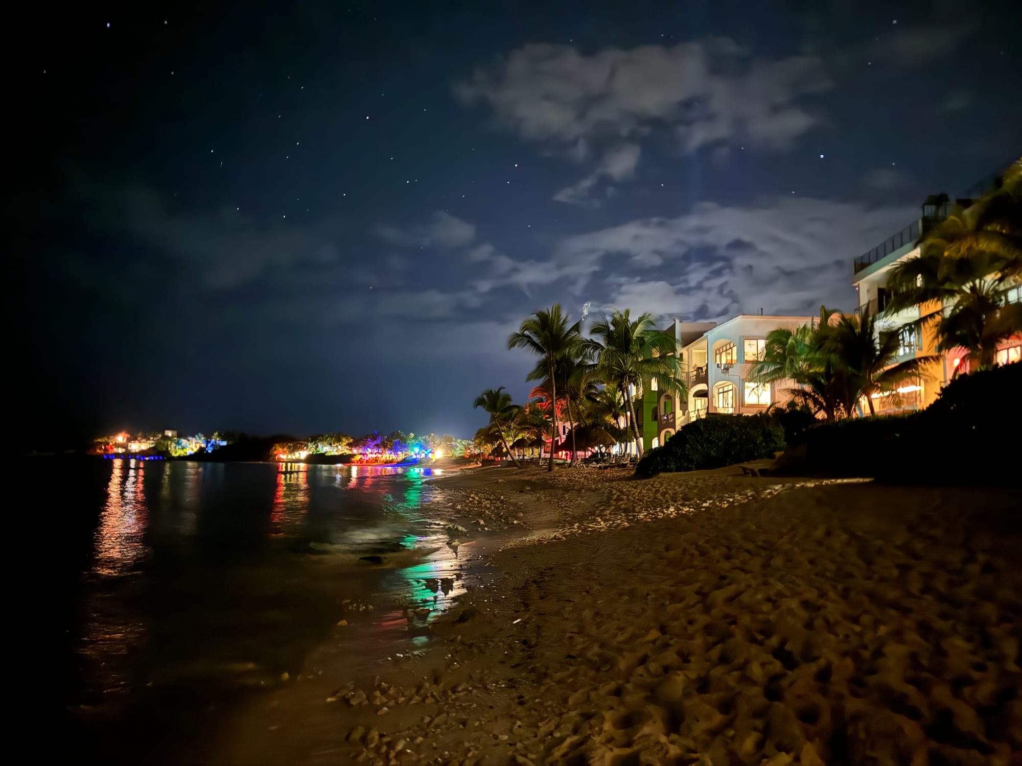 Clouds Give Way to Reveal the Mayan Stars